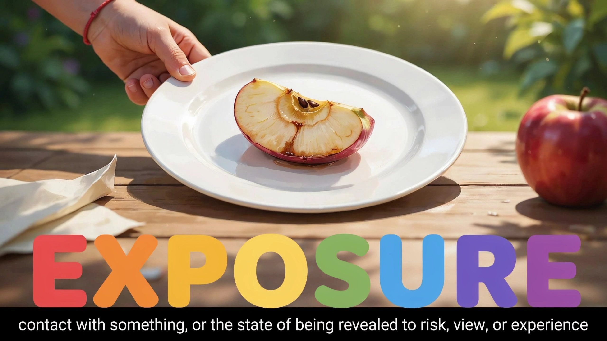 English Illustration for exposure